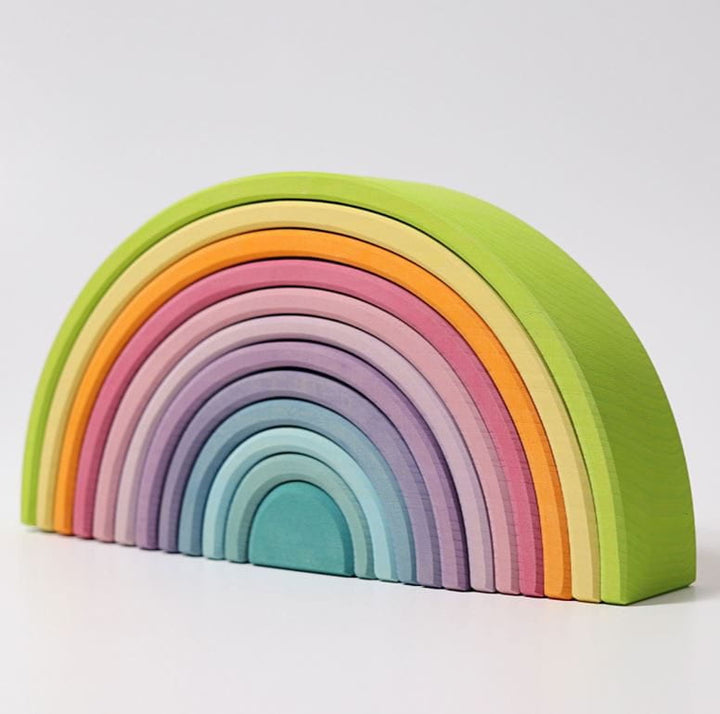 Grimm's Large Rainbow Pastel Rainbow Tunnels Grimm's   