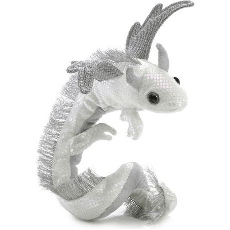 Folkmanis Finger Puppet - Dragon Wristlet, Pearl Finger Puppet Folkmanis   