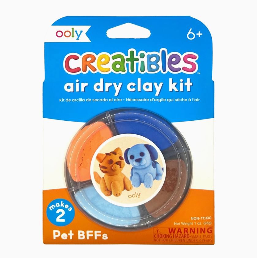 Ooly Creatibles D.I.Y. Air-Dry Clay Kit Clay/Dough Ooly Pet BFFs  