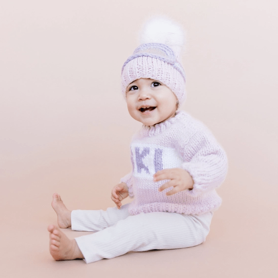 Blueberry Hill Ski Goggles Hat, Baby Pink - Baby & Kids Christmas Hat Baby & Toddler Hats The Blueberry Hill   