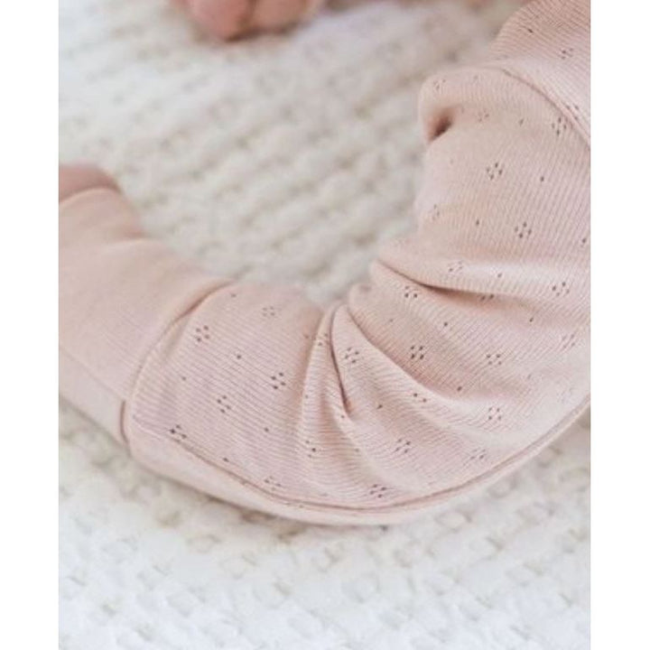 Colored Organics Pointelle Footed Sleeper Footie Colored Organics   