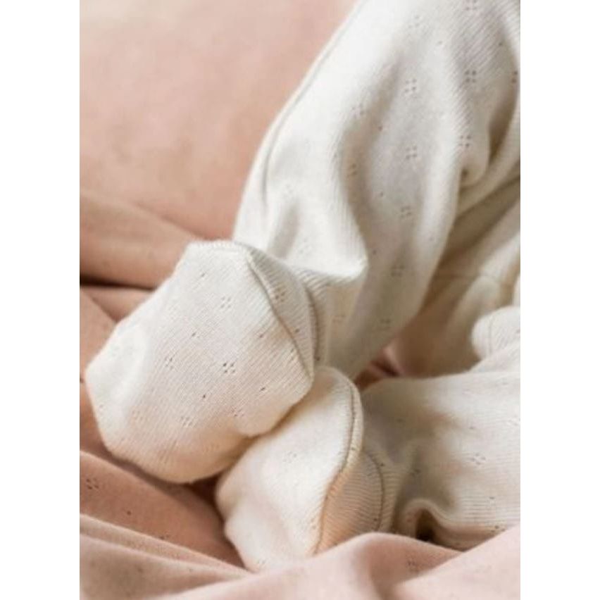 Colored Organics Pointelle Footed Sleeper Footie Colored Organics   