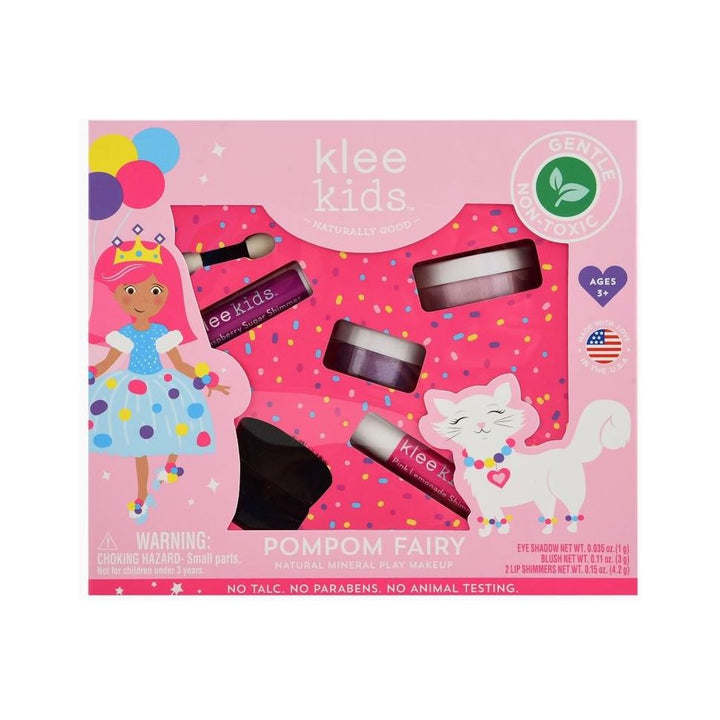 Klee Naturals -Natural Mineral Play Makeup Kit-Pom Pom Fairy Natural Toiletries Klee Naturals   