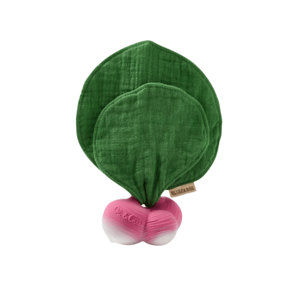 Oli & Carol Ramona the Radish Mini Doudou Teether Pacifiers and Teething Oli & Carol   