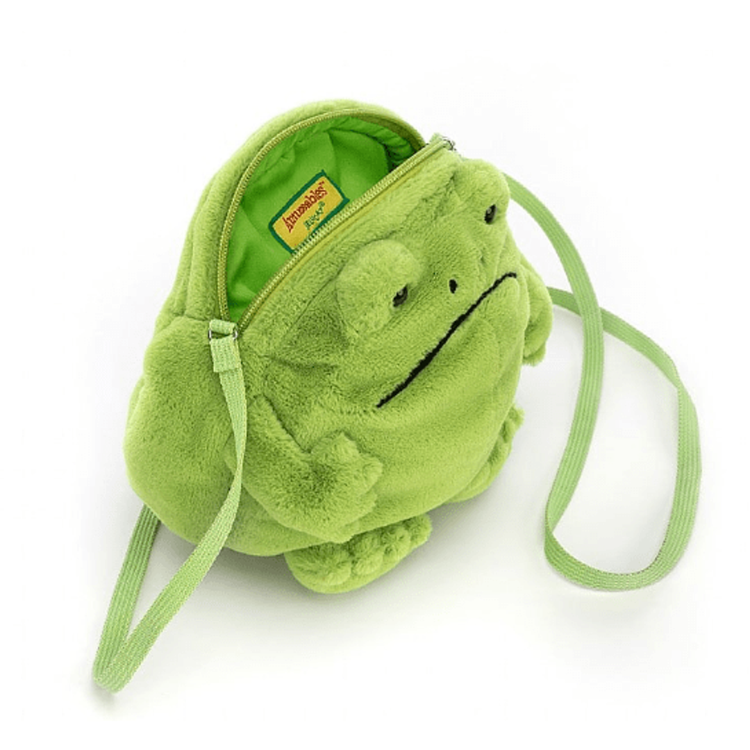 Jellycat Amuseable Ricky Rain Frog Bag Bags Jellycat   