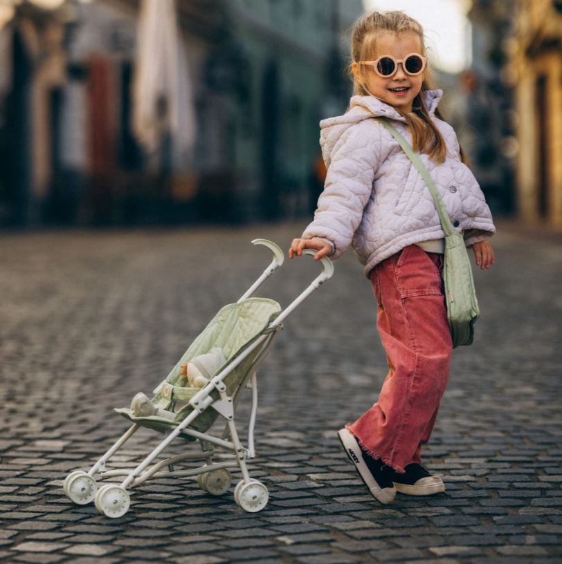 Olli Ella Sollie Stroller - Sage Stroller Olliella   