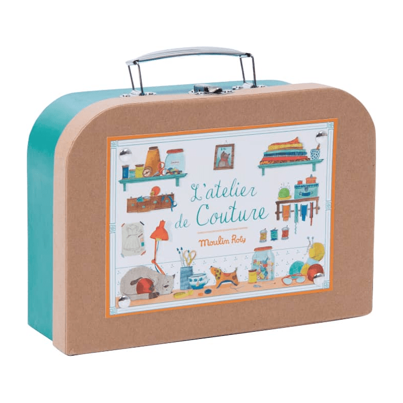 Moulin Roty Sewing & Knitting Suitcase childrens crafts Moulin Roty   