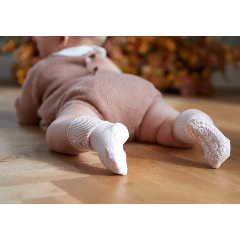 GoBabyGo Non-Slip Socks Bamboo Fiber - Soft Pink Socks GoBabyGo   