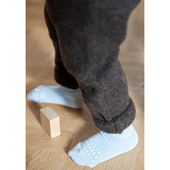 GoBabyGo Non-Slip Socks Bamboo Fiber -Sky Blue Socks GoBabyGo   