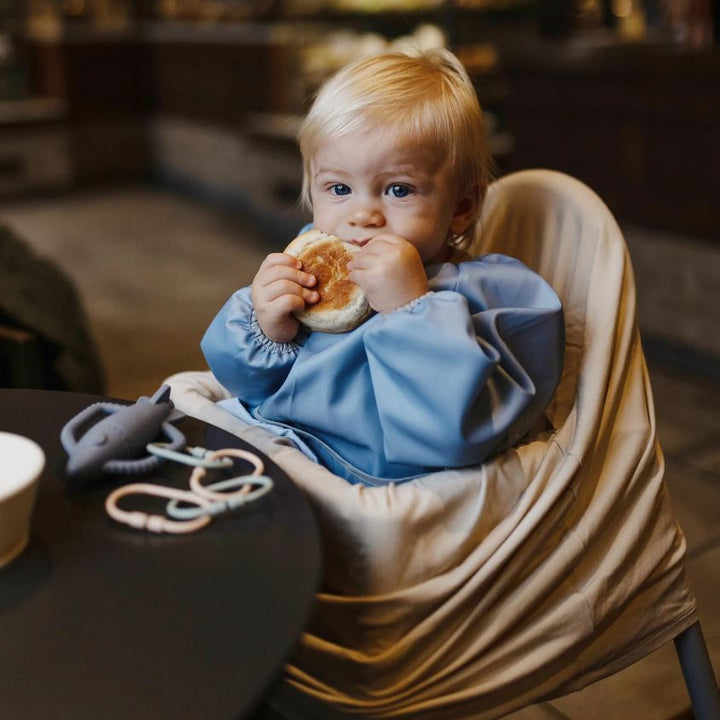 Mushie Long Sleeve Bib Mealtime Mushie   