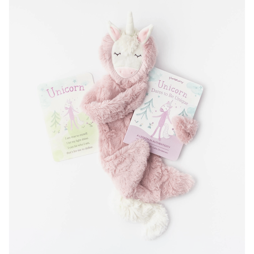 Slumberkins Rose Unicorn Snuggler Bundle- Authenticity Plush Toys Slumberkins   