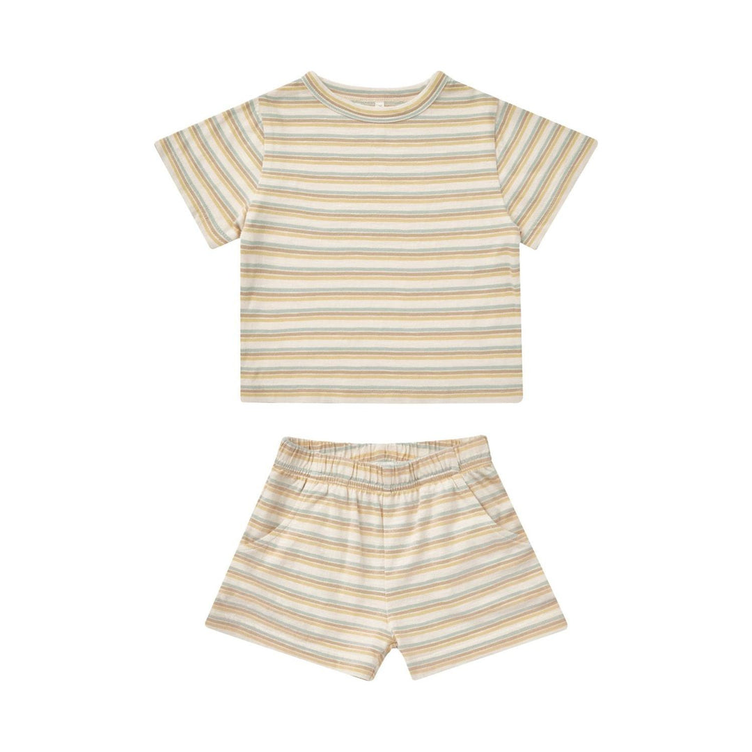 Rylee + Cru Jersey Set - Vintage Stripe Tops & Bottoms Rylee + Cru   