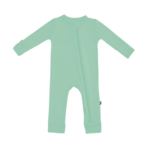 Kyte Baby Zippered Romper- Newborn Romper Kyte Baby NB Wasabi 