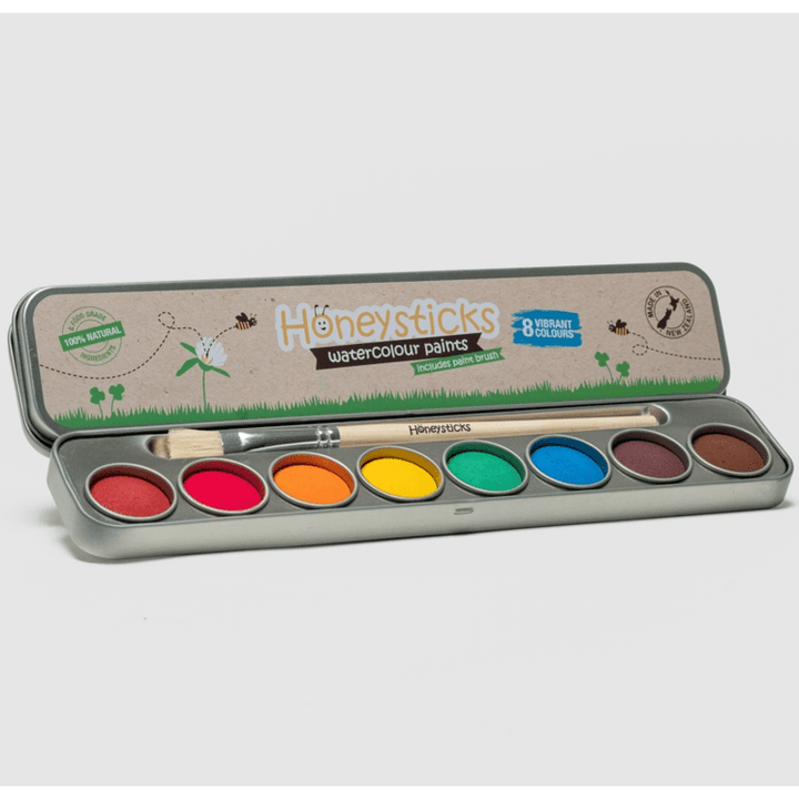 Honeysticks Natural Watercolor Paints Bath Time Honeysticks   