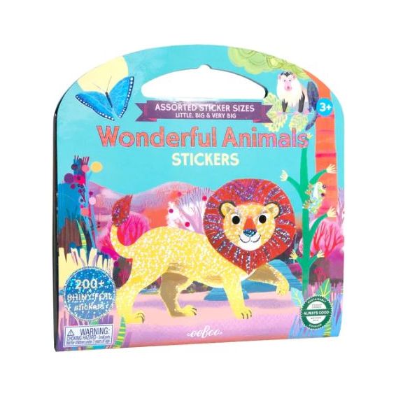 eeBoo Wonderful Animals Shiny Stickers Stickers eeBoo   