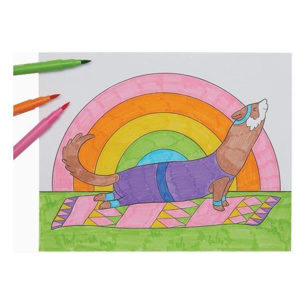 Ooly Color-In' Book: Work & Play Every Day Color-In Book Ooly   