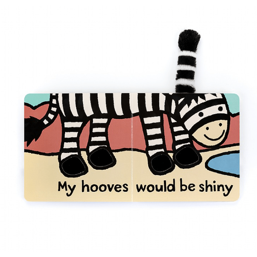 Jellcat If I Were a Zebra Book Books Jellycat   