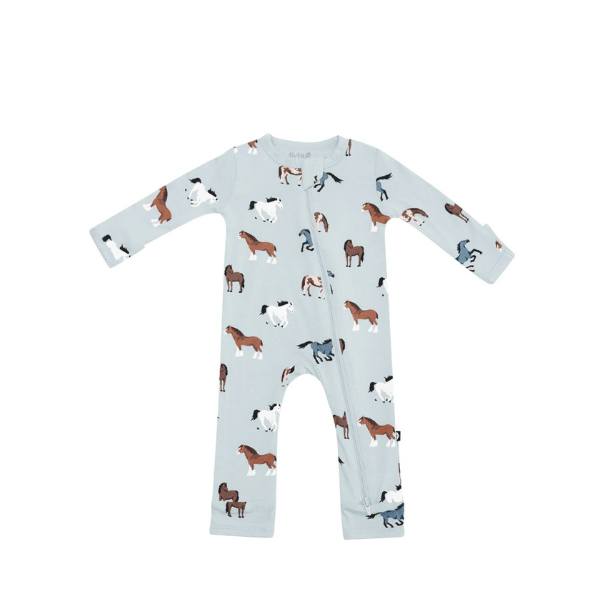 Kyte Baby Zippered Romper 12-18M Romper Kyte Baby 12-18M Horse 