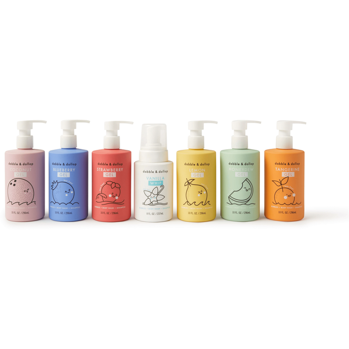 Dabble & Dollop Rainbow Of Bubbles Set Natural Toiletries Dabble & Dollop   