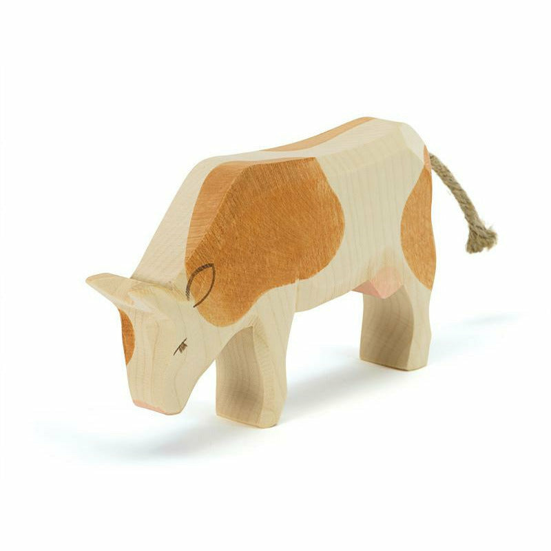 Ostheimer Brown Cow Eating Wooden Toys Ostheimer   