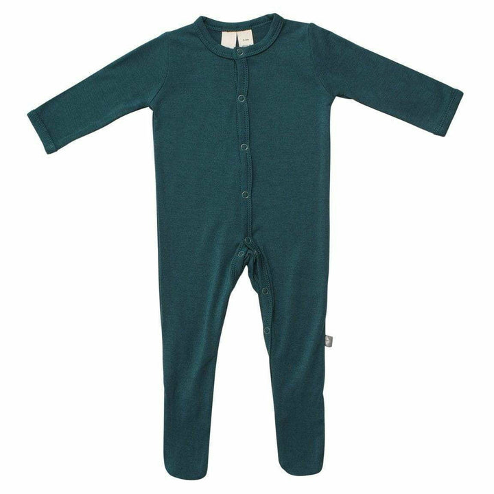 Kyte Baby Solid Snap Footie Footie Kyte Baby NB Emerald 