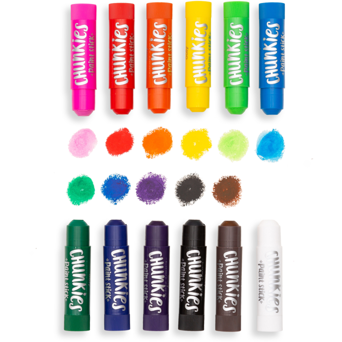 Ooly Chunkies Paint Sticks: Set of 12 Paint Ooly   