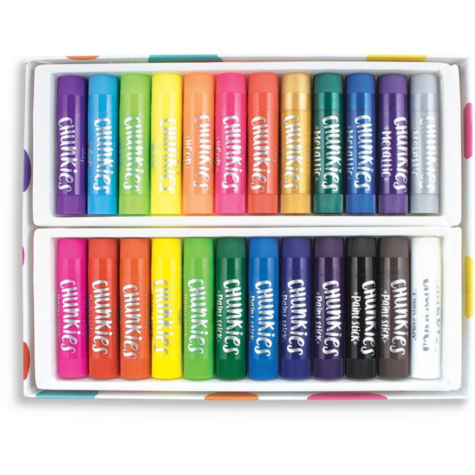 Ooly Chunkies Paint Sticks Variety Pack: Set of 24 Paint Ooly   