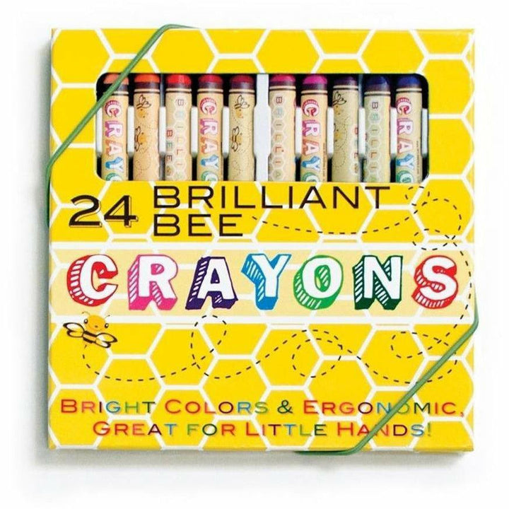 Ooly Brilliant Bee Crayons: Set of 24 Crayons Ooly   