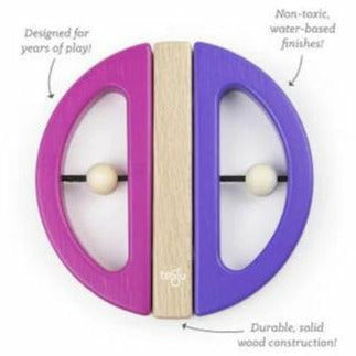 Tegu Swivel Bug Pink/Purple Wooden Toys Tegu   