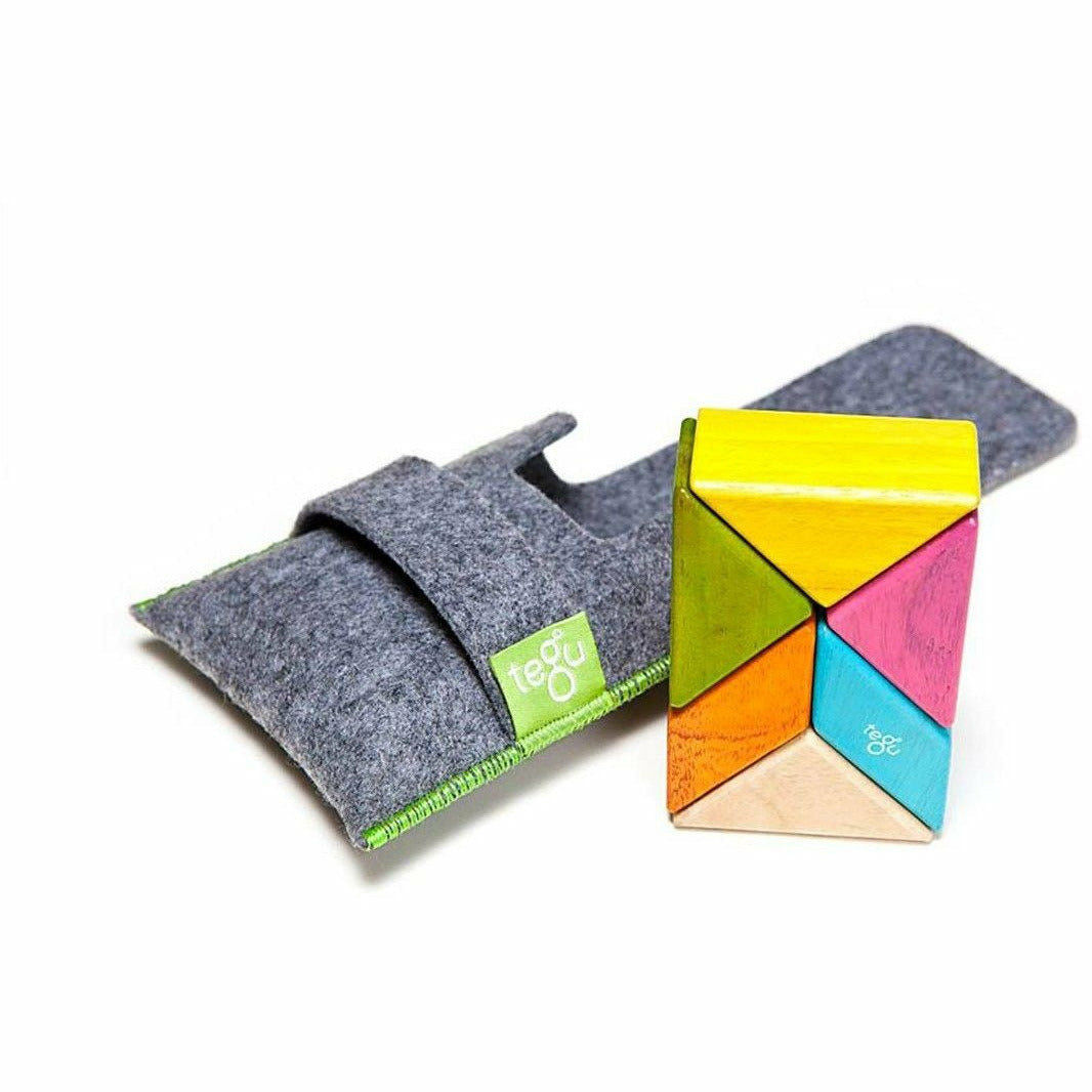 Tegu Pocket Pouch Prism: Tints Wooden Toys Tegu   