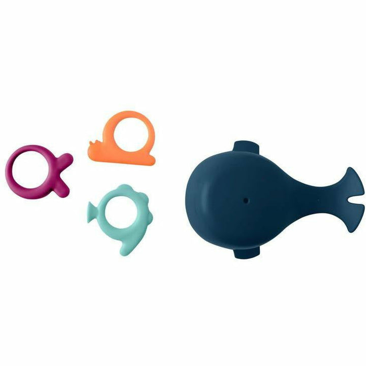 Boon Chomp Hungry Whale Bath Toy - Navy Bath Time Boon   