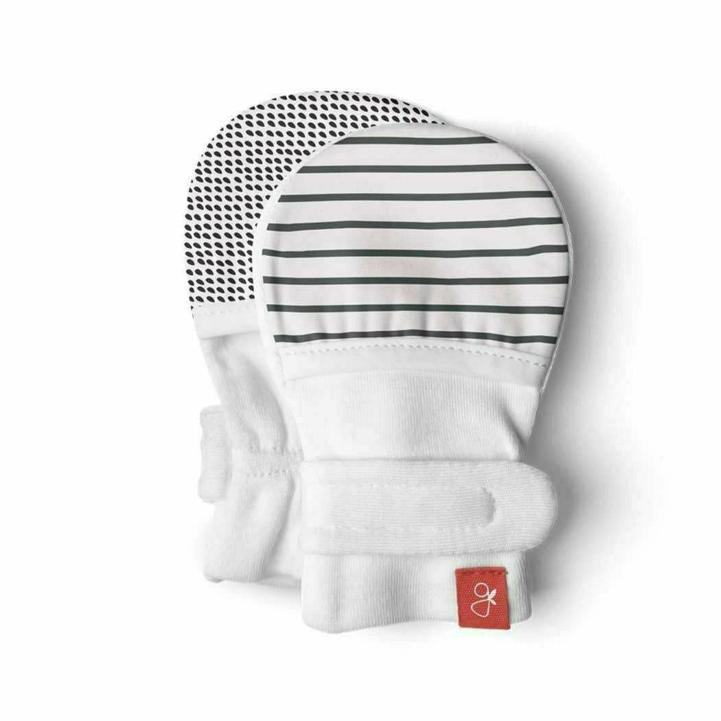 Goumi Mitts 0-3M Clothing Goumikids Gray Stripe  