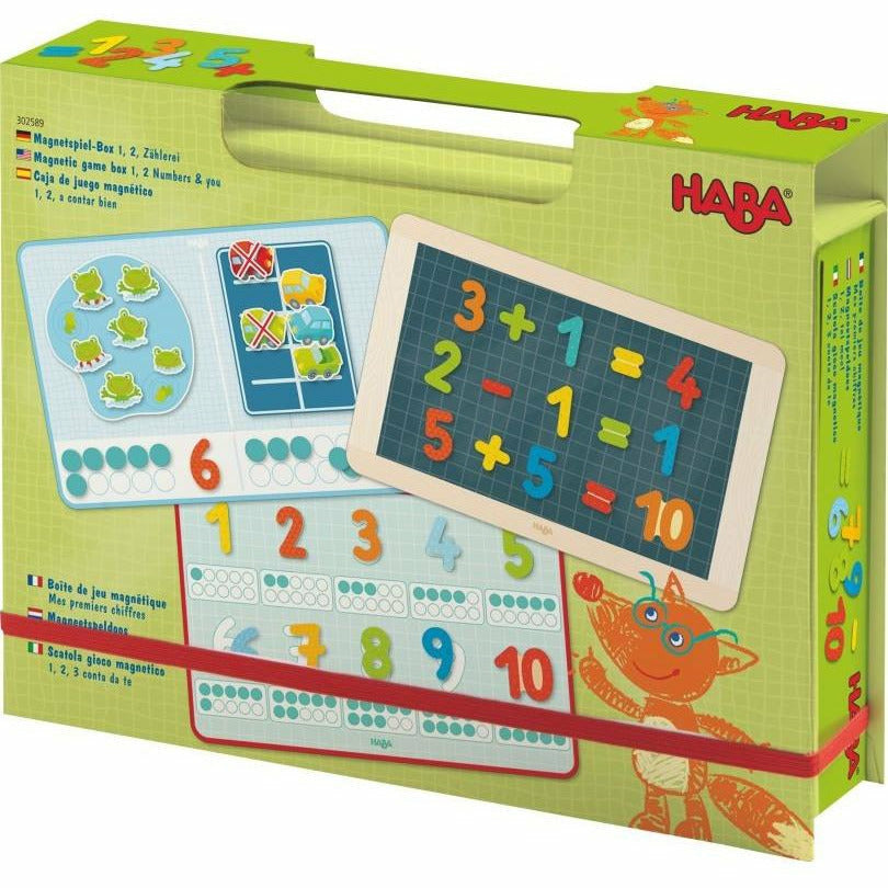 Haba Magnetic Game Box 1, 2 Numbers & You Puzzles & Mazes Haba   