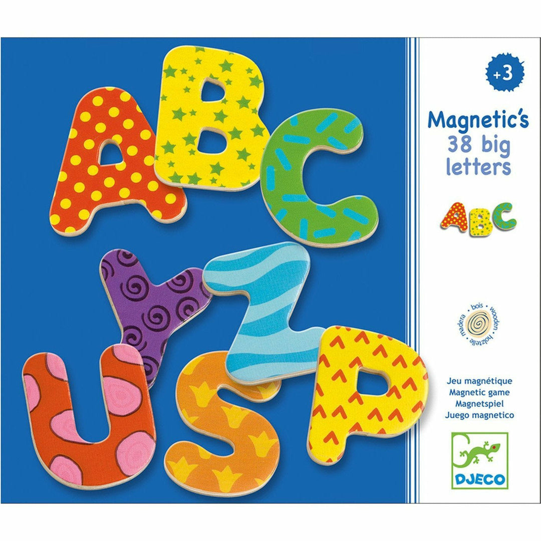 Djeco 38 Big Letters Magnetic Game Puzzles & Mazes Djeco   