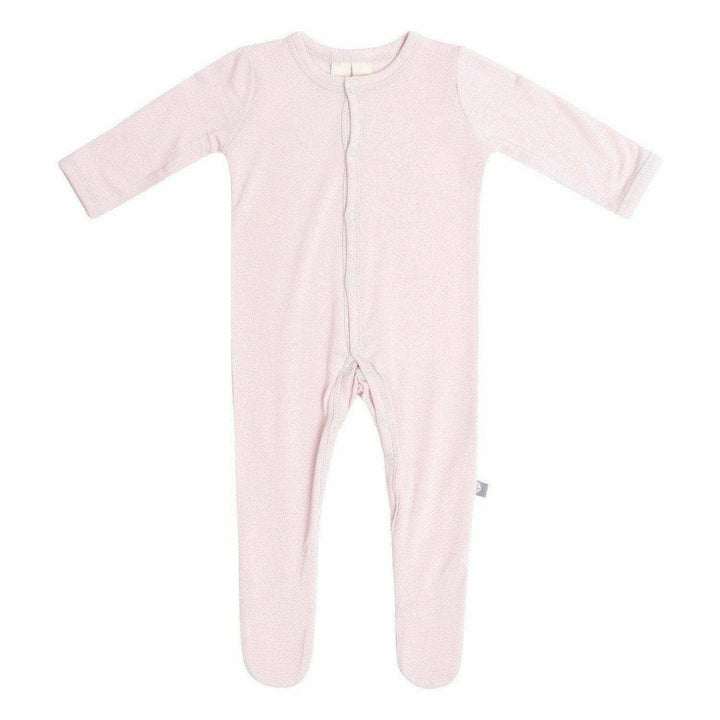 Kyte Baby Solid Snap Footie Footie Kyte Baby NB Blush 