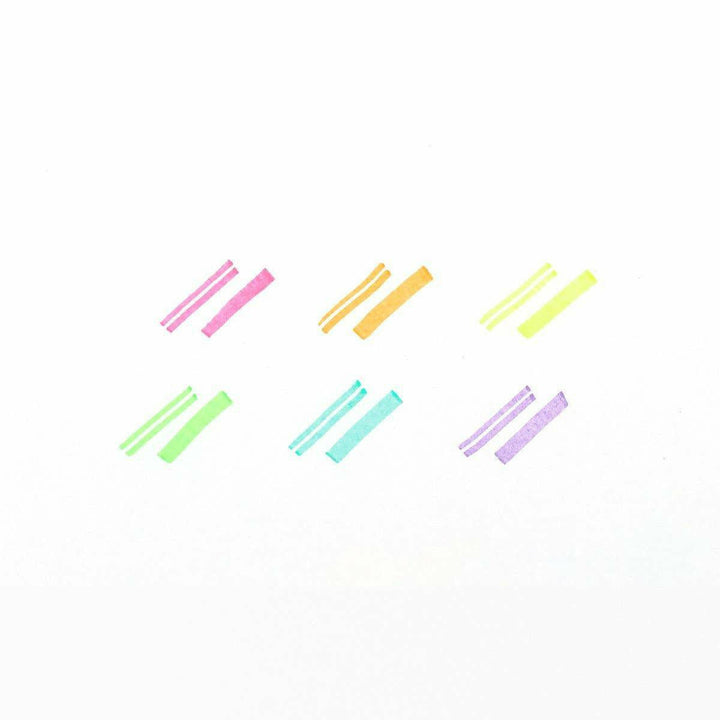 Ooly Dual Liner Double-Ended Highlighters - Set of 6 Markers Ooly   