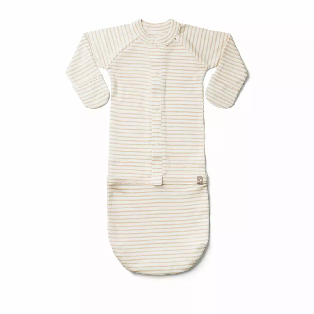 Goumi Gowns NB Gown Goumikids Dune Stripe NB 