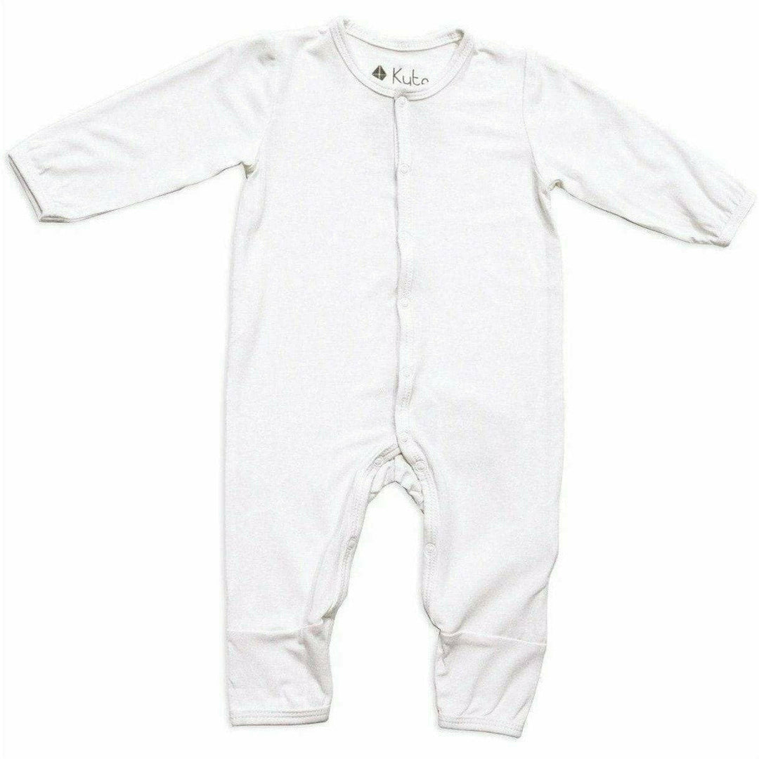 Kyte Baby Solid Snap Romper- 3/6 Months Romper Kyte Baby 3-6M Cloud 