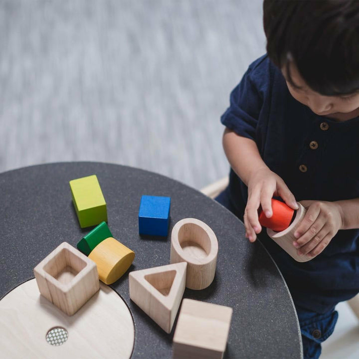 Plan Toys Geo Matching Blocks Blocks Plan Toys   