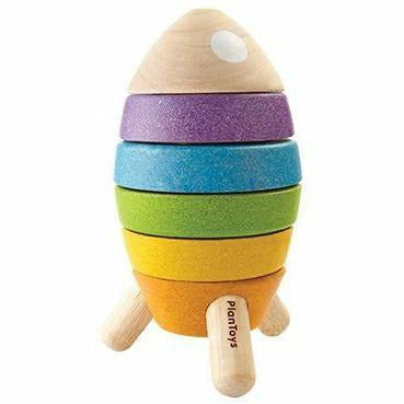 Plan Toys Stacking Rocket Toddler And Pretend Play Plan Toys   