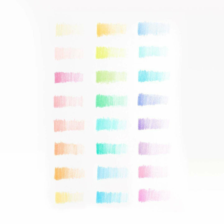 Ooly Pastel Hues Colored Pencils Set of 24 Pencils Ooly   