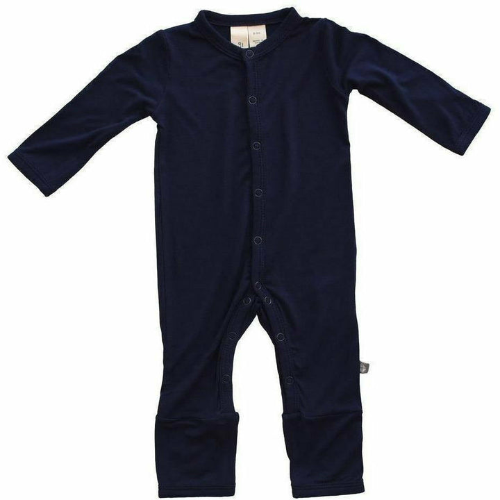 Kyte Baby Solid Snap Romper- Newborn Romper Kyte Baby NB Navy 