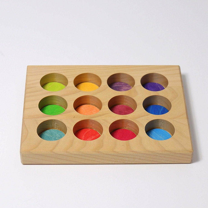 Grimm's Sorting Board Rainbow Sorting & Stacking Toys Grimm's   