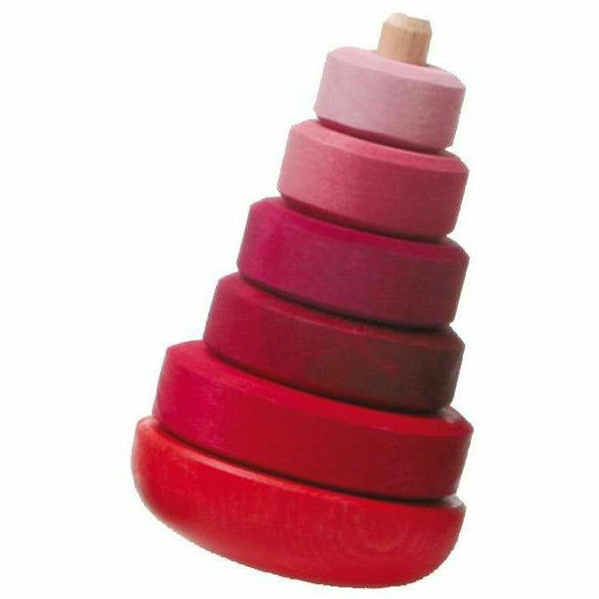 Grimm's Wobbly Stacking Tower- Pink Sorting & Stacking Toys Grimm's   