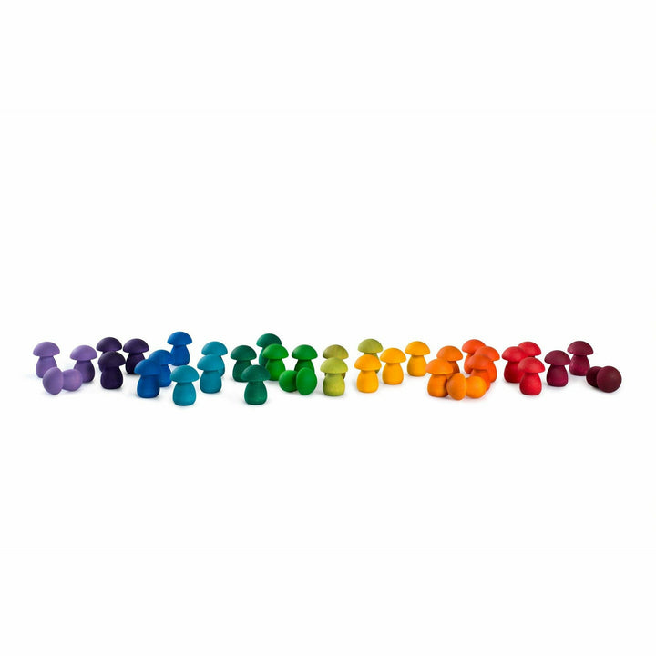 Grapat Mandala Rainbow Mushrooms Wooden Toys Grapat   