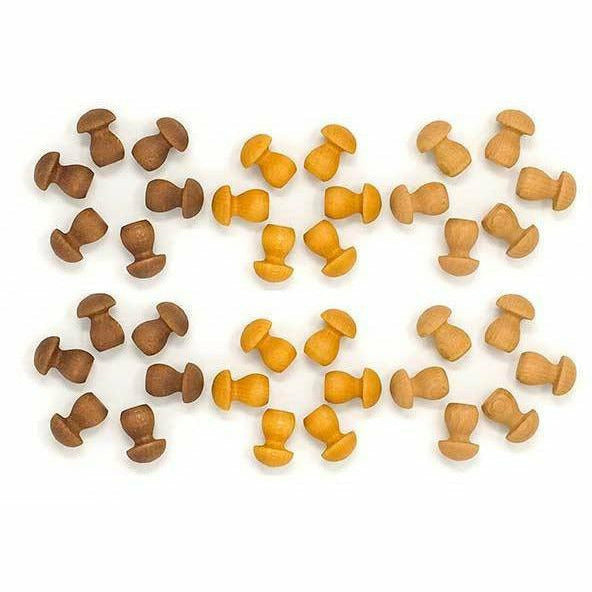 Grapat Mandala Little Mushrooms Wooden Toys Grapat   