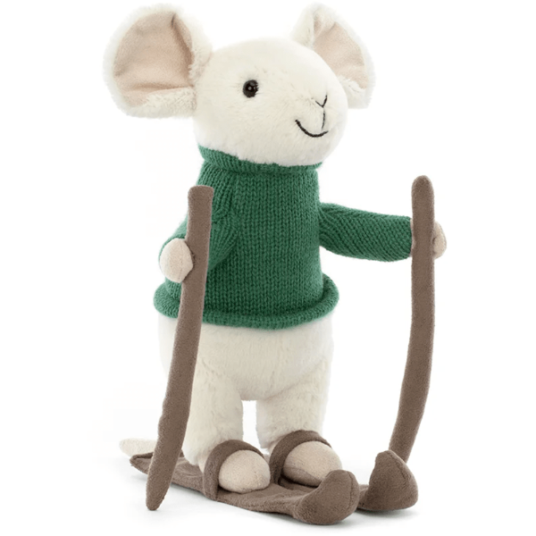 Jellycat Merry Mouse Skiing Holiday Jellycat   