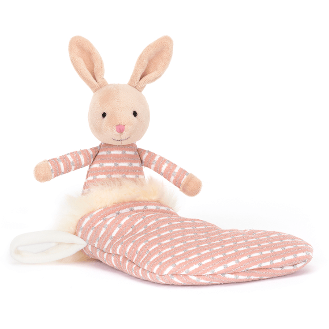 Jellycat Shimmer Stocking Bunny Holiday Jellycat   