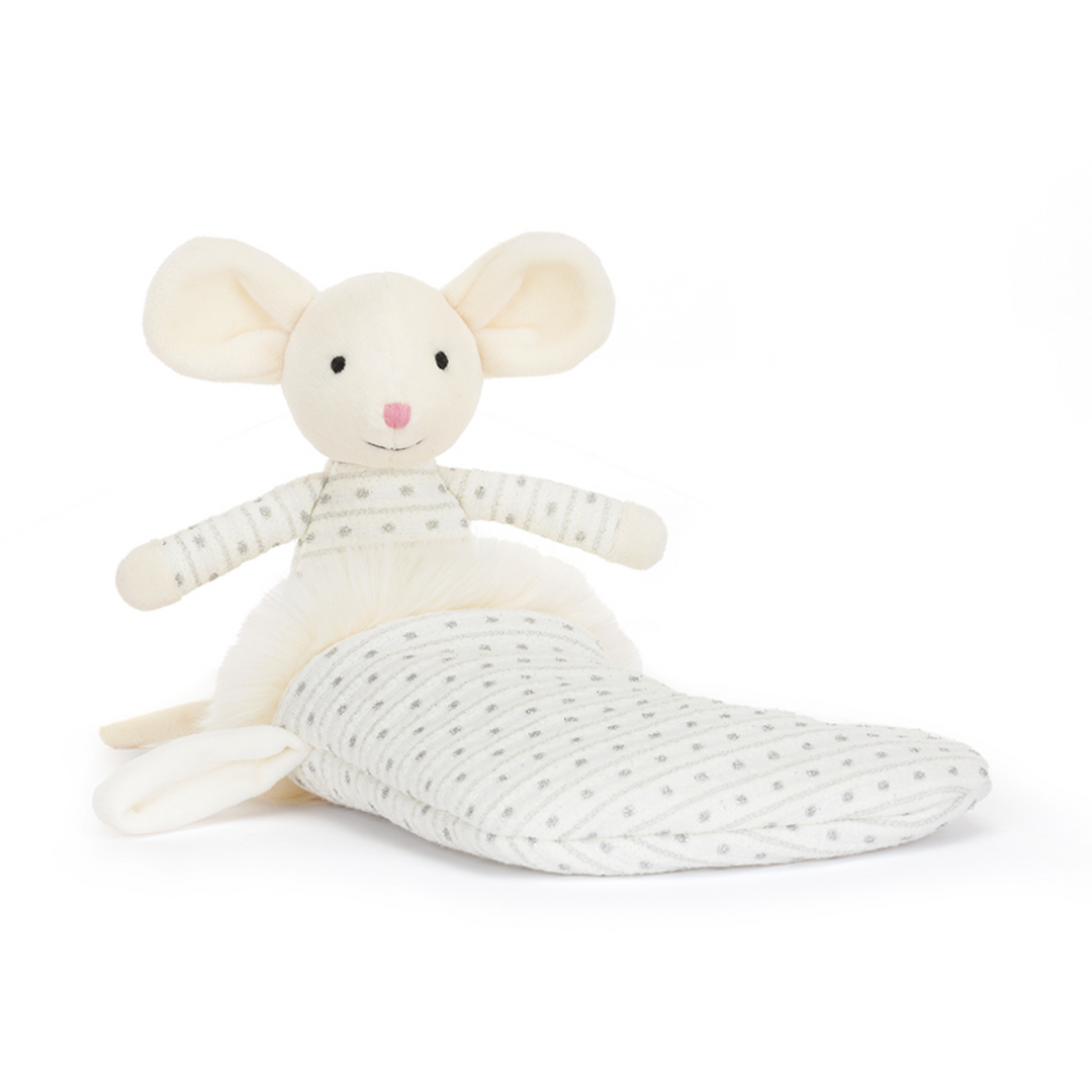 Jellycat Shimmer Stocking Mouse Holiday Jellycat   