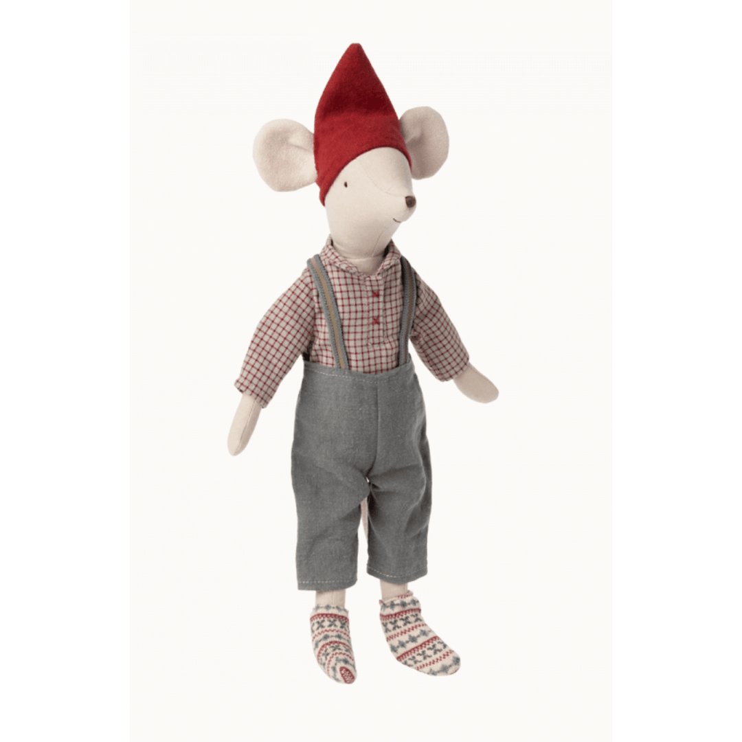 Maileg Christmas Mouse Boy Medium Dolls Maileg   